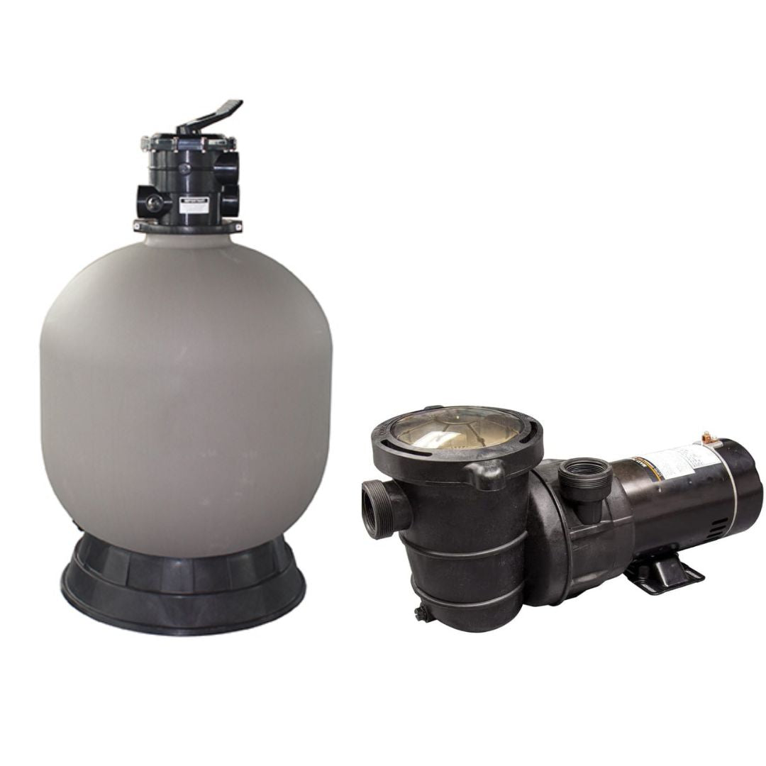 18 in. Sand Filter System with 1.0 HP Pump