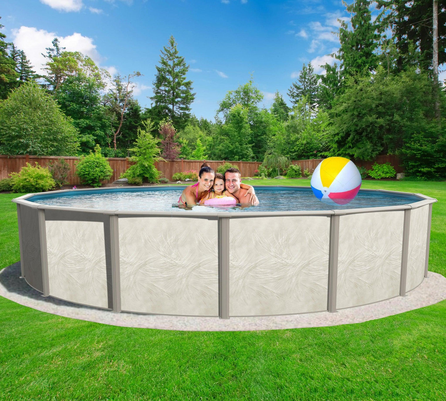 resin guard above ground swimming pool kit - 15 x 24 Swimming Pool – Resin Guard Hybrid, 54" Deep