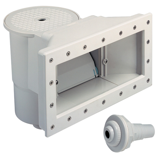 Widemouth Skimmer Heavy Duty Winterized Wide Mouth Cut In-Wall Skimmer Kit