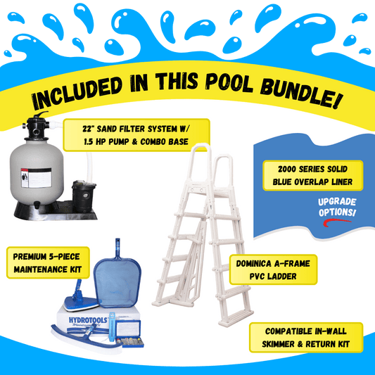 Above-Ground Pool - RTR Resin Hybrid Blowout Bundle - 18' x 54"