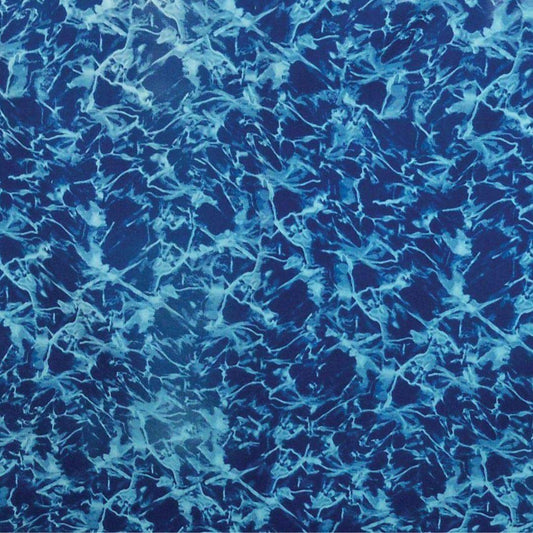 Upgrade to 10 ft. x 15 ft. Oval Caribbean Blue Heavy Duty Overlap Liner