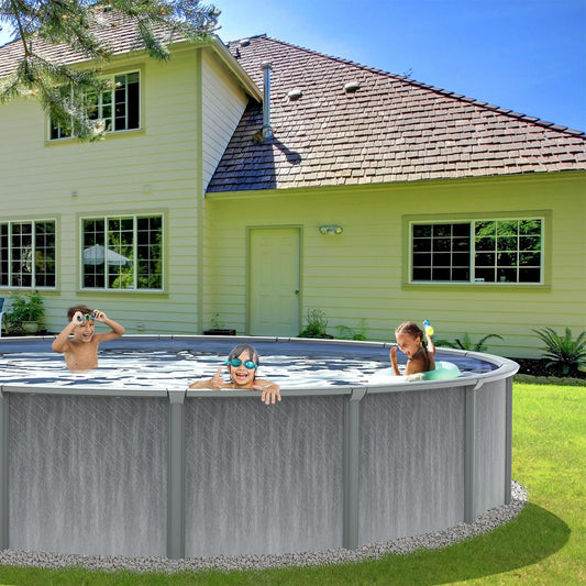 8 inch Steel Frame above ground swimming pool - 21x54 Above Ground Pool – Hybrid Resin Frame, Built to Last