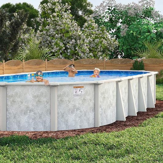 Lomart grey mist oblong pool