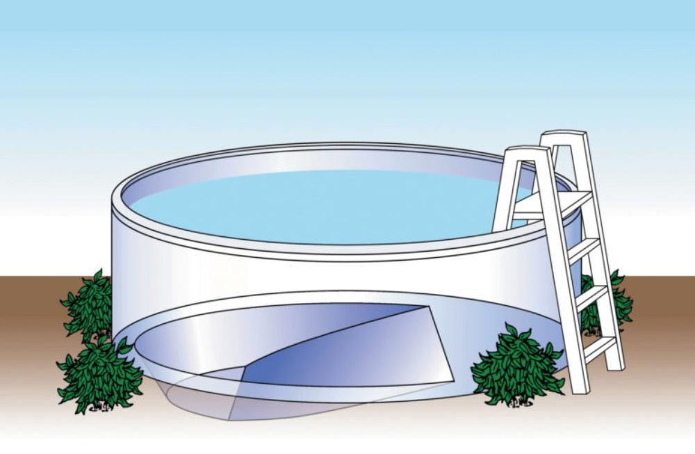 lomart expandable liners for deep end swimming pools - Pools 24x52 – Semi-Inground Whispering Wind III Bundle