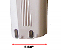 Freedom Resin Radial Top Seat 56 7/8"